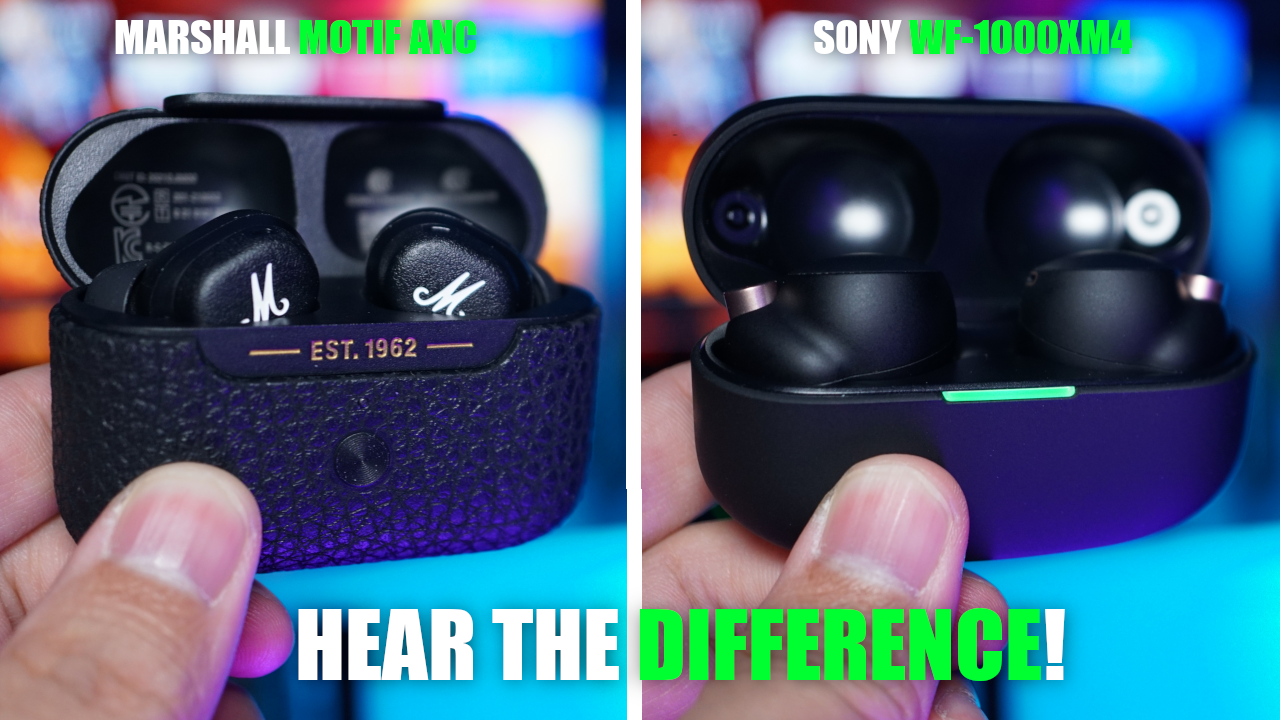 Watch Marshall Motif ANC vs THE BEST! Hear the difference! on